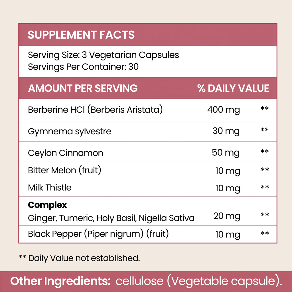 Berberine+ 90 Capsules (500mg)